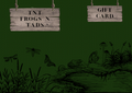 Tnt Frogs N Tads Gift Card