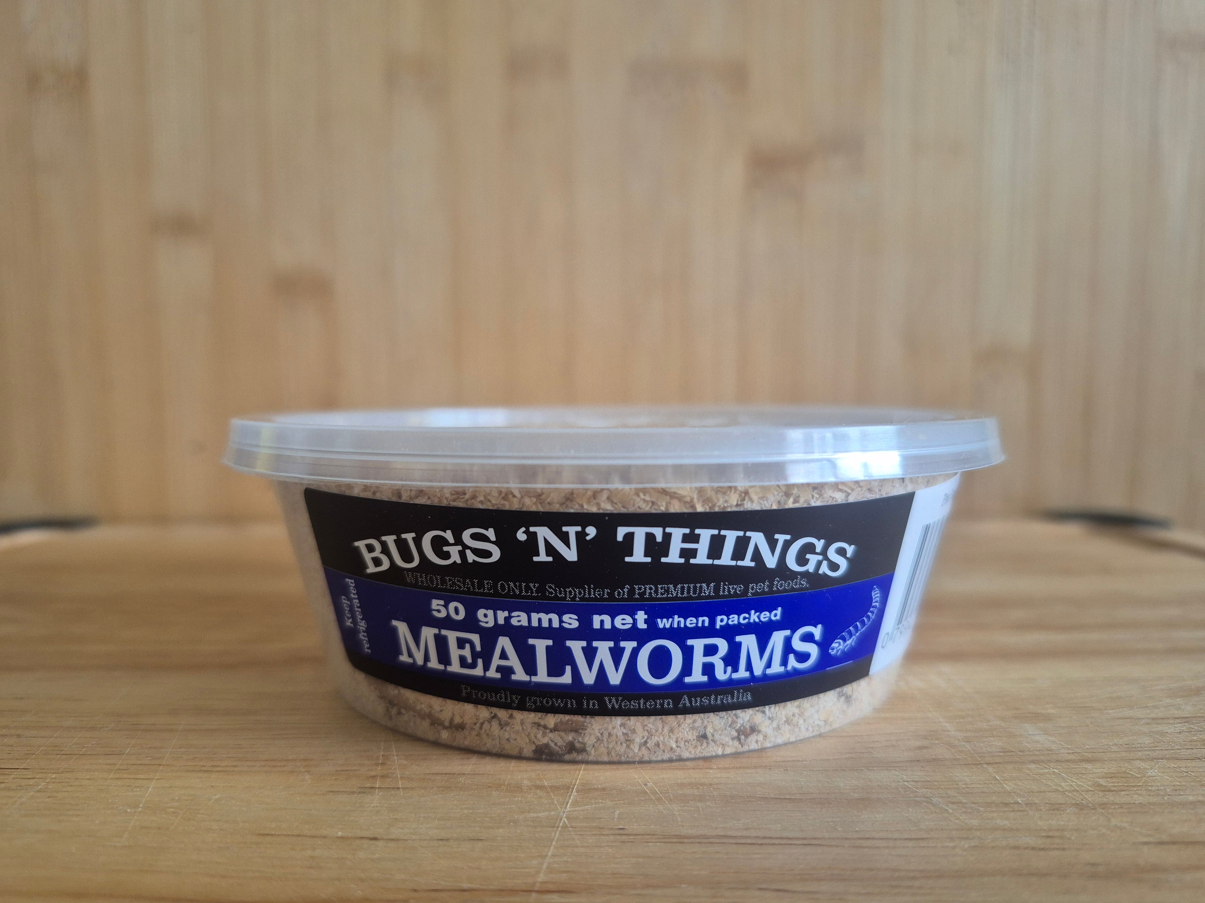 50g Tub Mealworms
